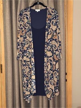 Luxology Floral & Navy Dress